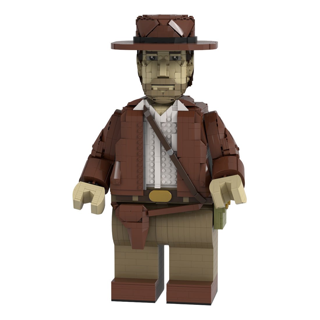 MOC - 166059 Indiana Jones Megafigure(with Helmet) - LesDiy -
