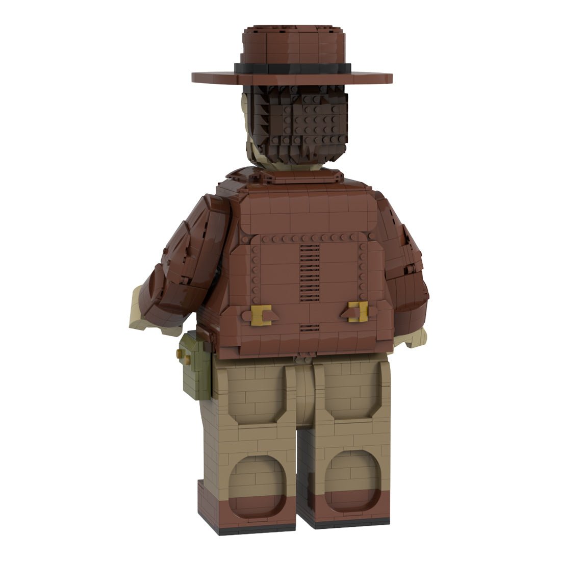 MOC - 166059 Indiana Jones Megafigure(with Helmet) - LesDiy -