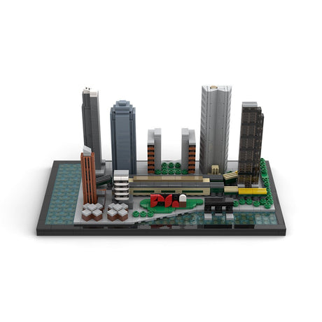 MOC - 166240 1/2000 Scale Long Island City Skyline Building Blocks - LesDiy - Building Blocks