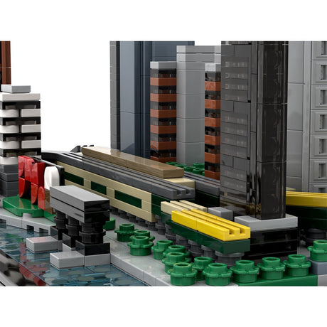 MOC - 166240 1/2000 Scale Long Island City Skyline Building Blocks - LesDiy - Building Blocks