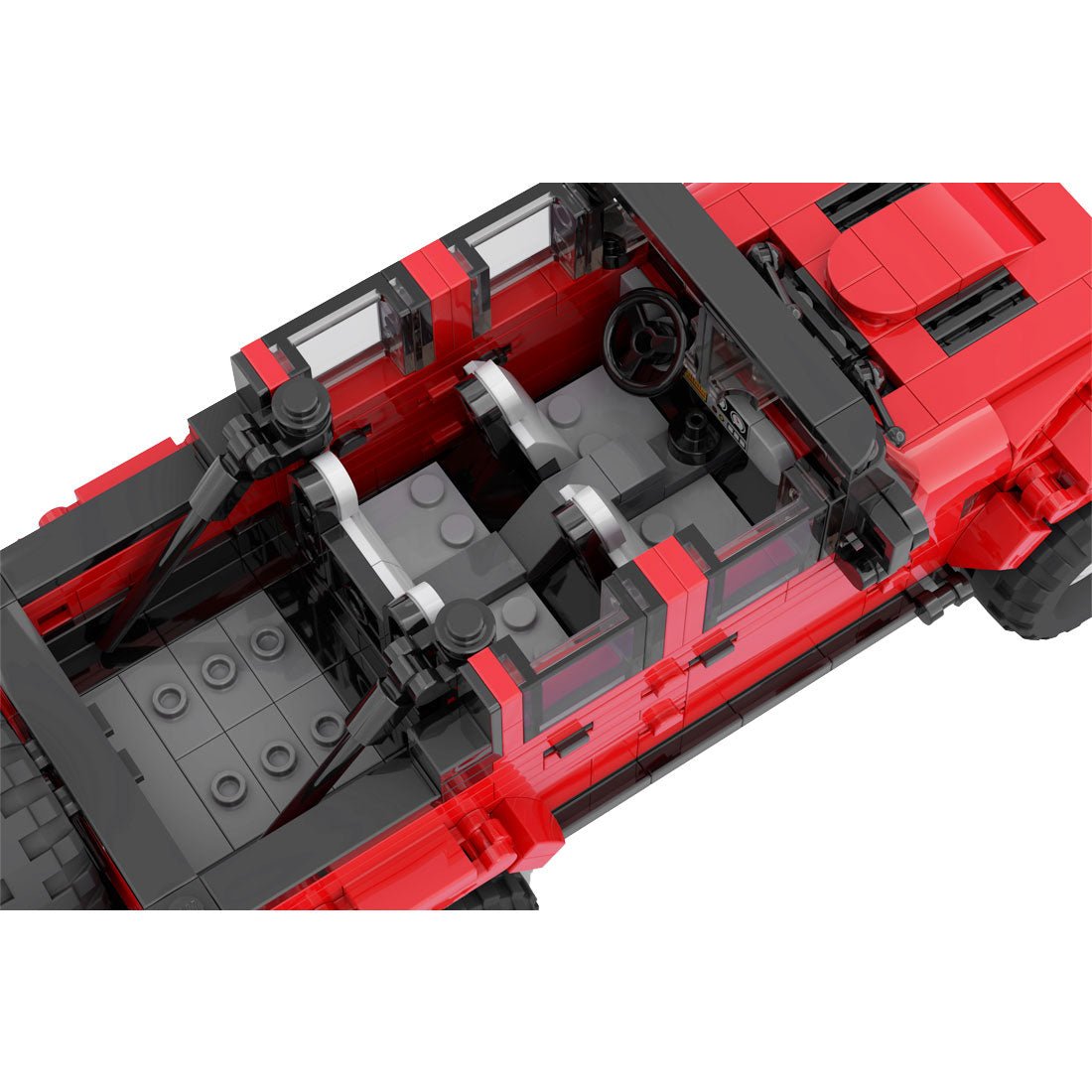 MOC - 166674 Jeep Wrangler - LesDiy -