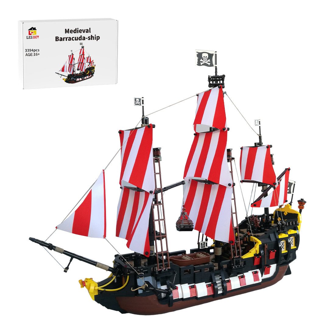 MOC - 166879 Barracuda Ship - LesDiy -