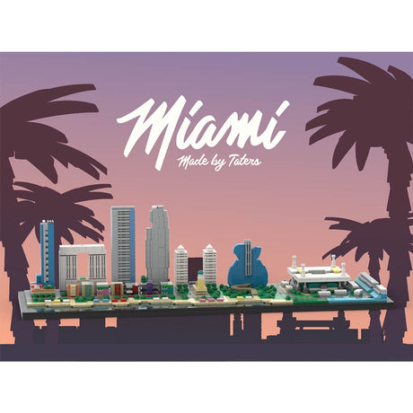 MOC - 166957 1/2000 Scale Miami Skyline Building Blocks - LesDiy - Building Blocks