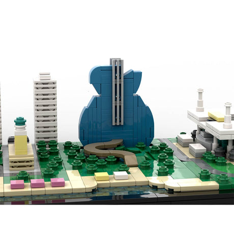 MOC - 166957 1/2000 Scale Miami Skyline Building Blocks - LesDiy - Building Blocks