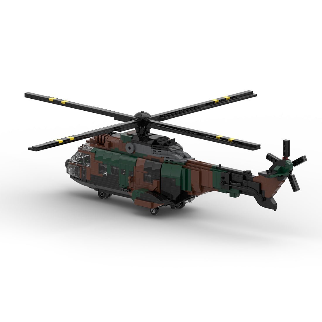 MOC - 167061 AS 532 European Helicopter Building Blocks - LesDiy -