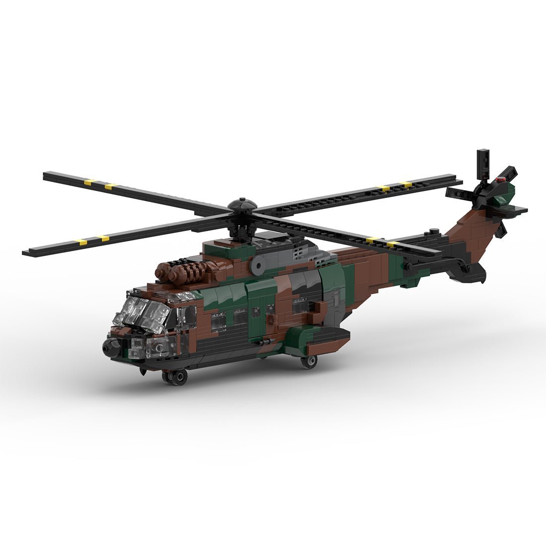 MOC - 167061 AS 532 European Helicopter Building Blocks - LesDiy -