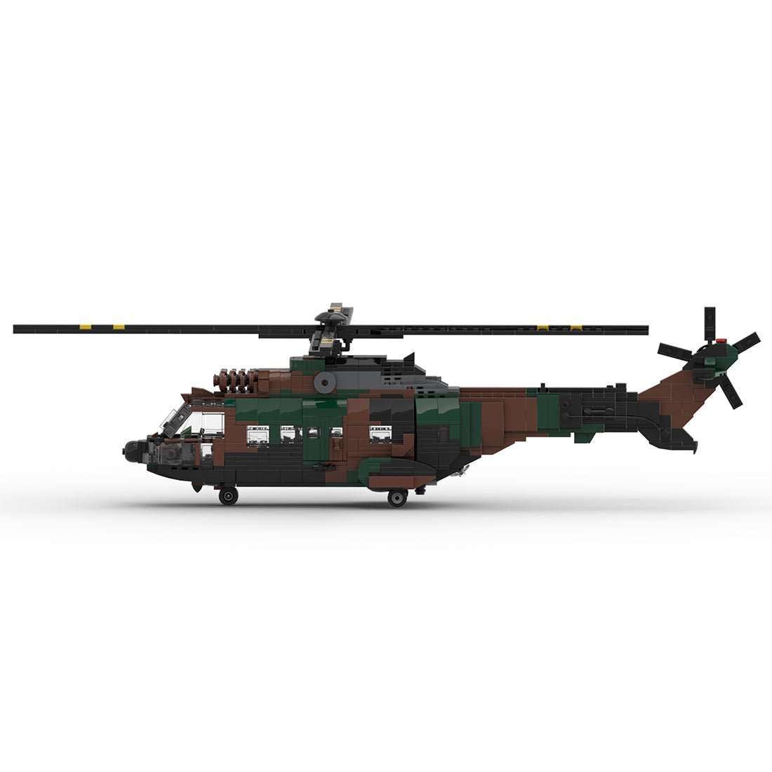 MOC - 167061 AS 532 European Helicopter Building Blocks - LesDiy -