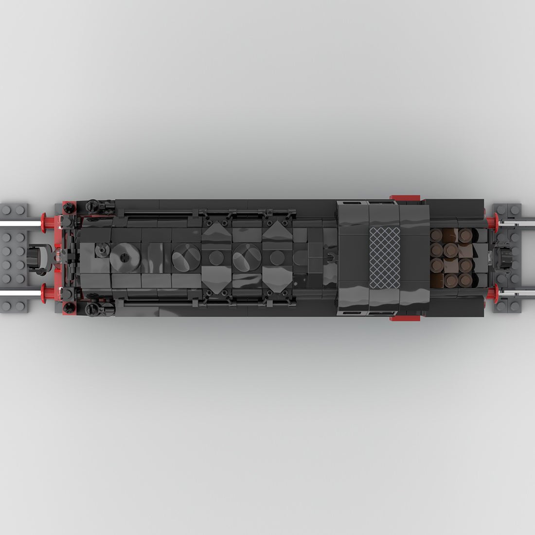 MOC-167419 BR 99.23 HSB Vintage Steam Locomotive Building Blocks-LesDiy-MOC-
