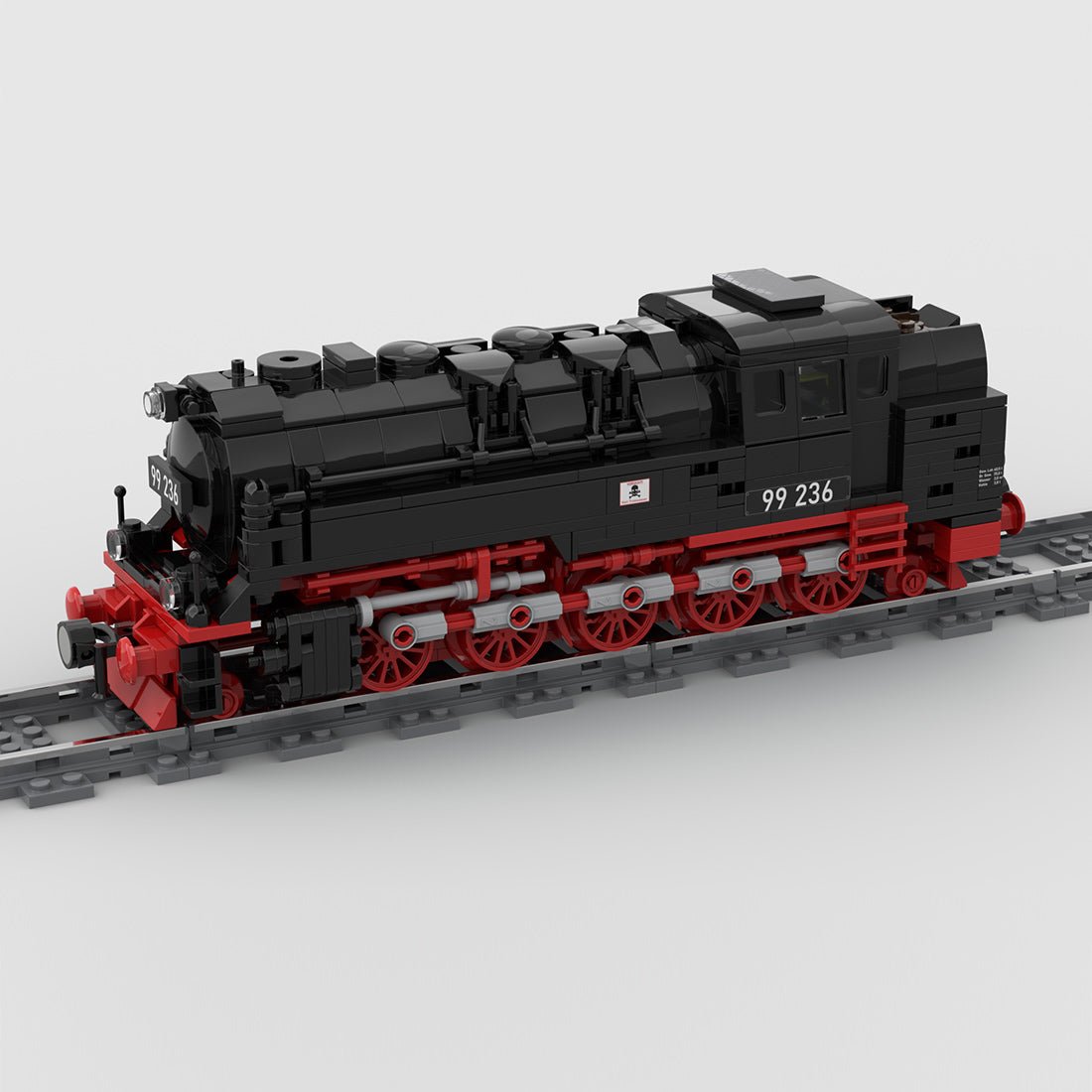 MOC-167419 BR 99.23 HSB Vintage Steam Locomotive Building Blocks-LesDiy-MOC-