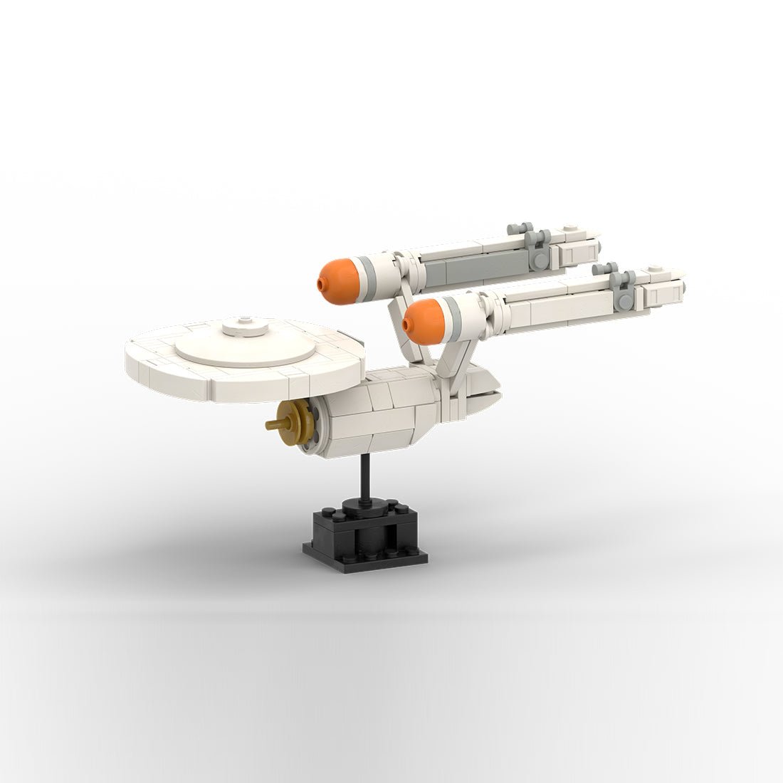 MOC - 169001 1/1500 Scale Sci - Fi Space Starship Building Blocks - LesDiy -