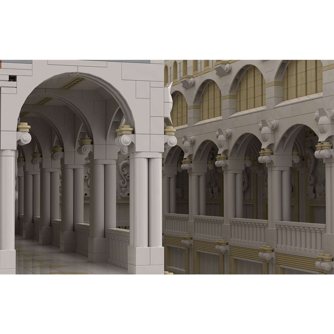 MOC - 171871 Ancient Roman Basilica - LesDiy -