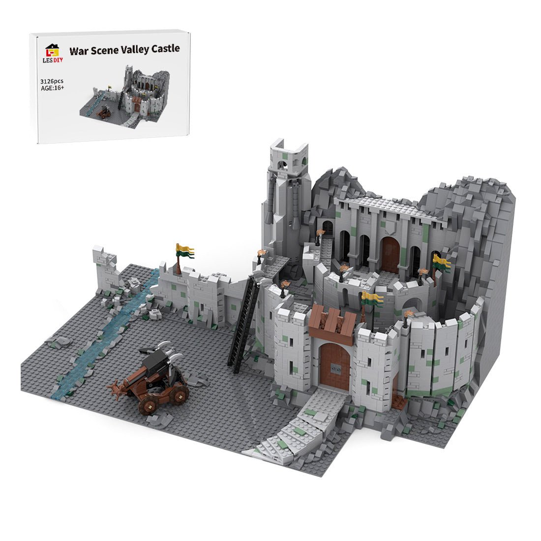 MOC - 175405 LOTR - Helm's Deep Building Blocks - LesDiy - Building Blocks
