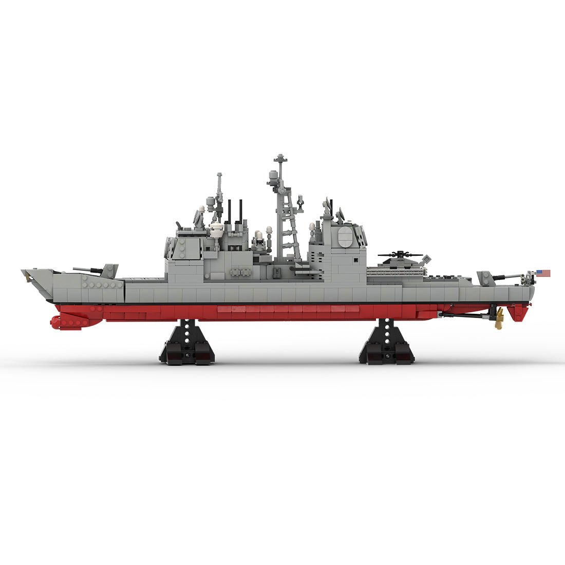 MOC - 175975 Ticonderoga Class Cruiser - 1:300 Scale - LesDiy -