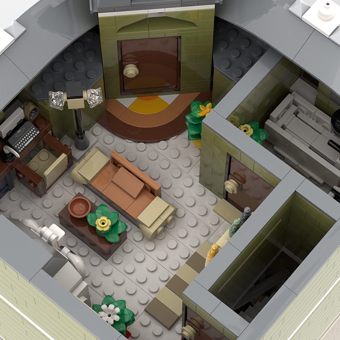 MOC - 176289 Jazz Cafe Street Scene Building Blocks - LesDiy - building blocks