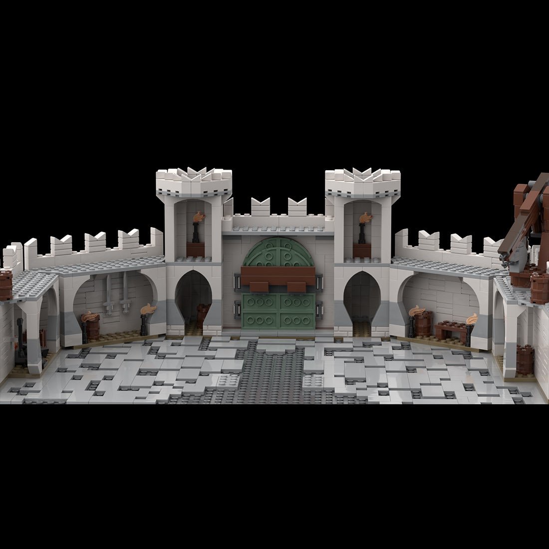 MOC - 176538 LOTR - The White City Building Blocks - LesDiy - Building Blocks