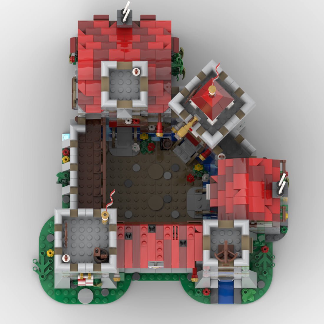 MOC - 176629 River Castle, Royal Knights - LesDiy