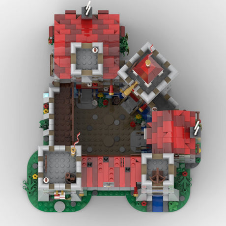 MOC - 176629 River Castle, Royal Knights - LesDiy