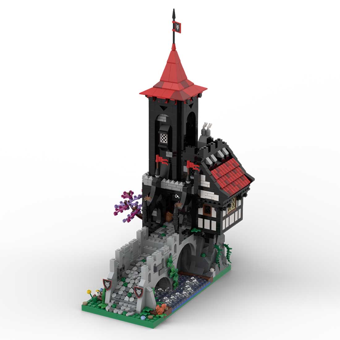 MOC - 177039 Wolfpack River Fort - LesDiy -