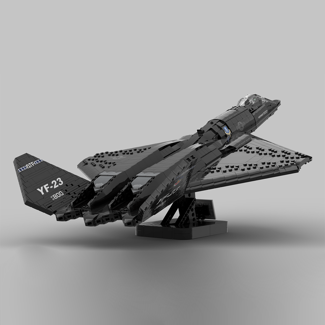 MOC - 177282 1:35 Scale YF - 23 Grey Ghost & Black Widow II Building Blocks - LesDiy - Building Blocks