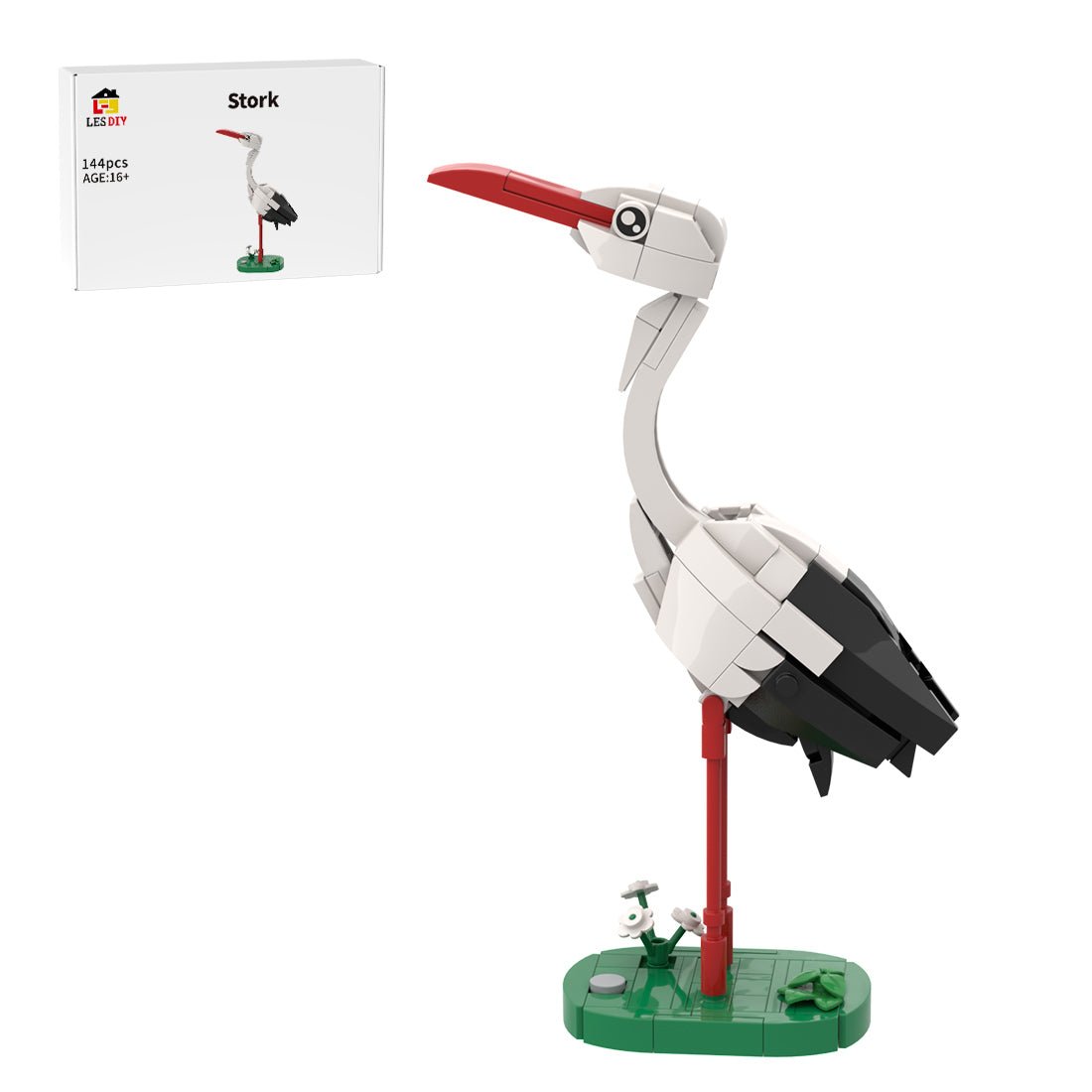 MOC - 177905 Stork Building Blocks - LesDiy - Building Blocks