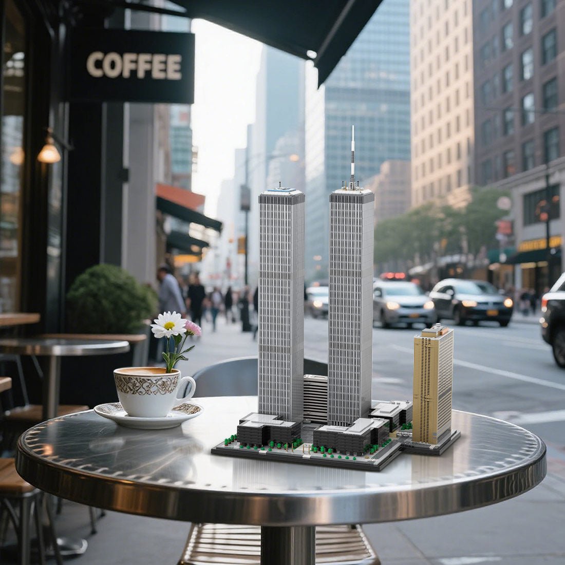 MOC - 177998 World Trade Center Complex 1:800 Scale Building Blocks - LesDiy - Building Blocks