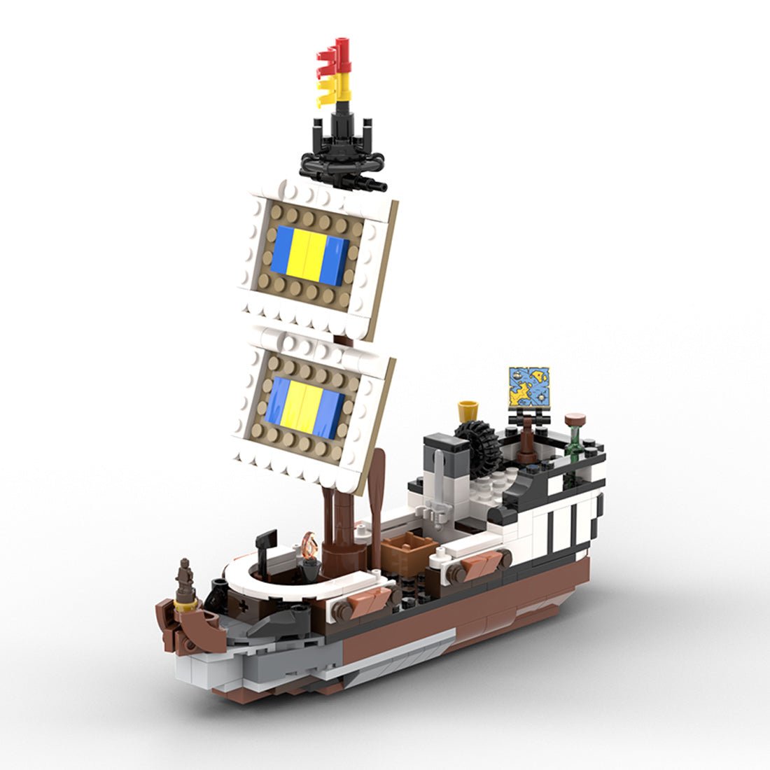 MOC - 180113 Fortified Port - 10305 Lion Knights' Castle Alternative Build - LesDiy - building blocks