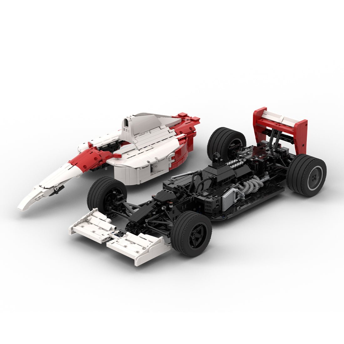 MOC - 180921 McLaren F1 MP4/6 1:8 Scale - LesDiy -