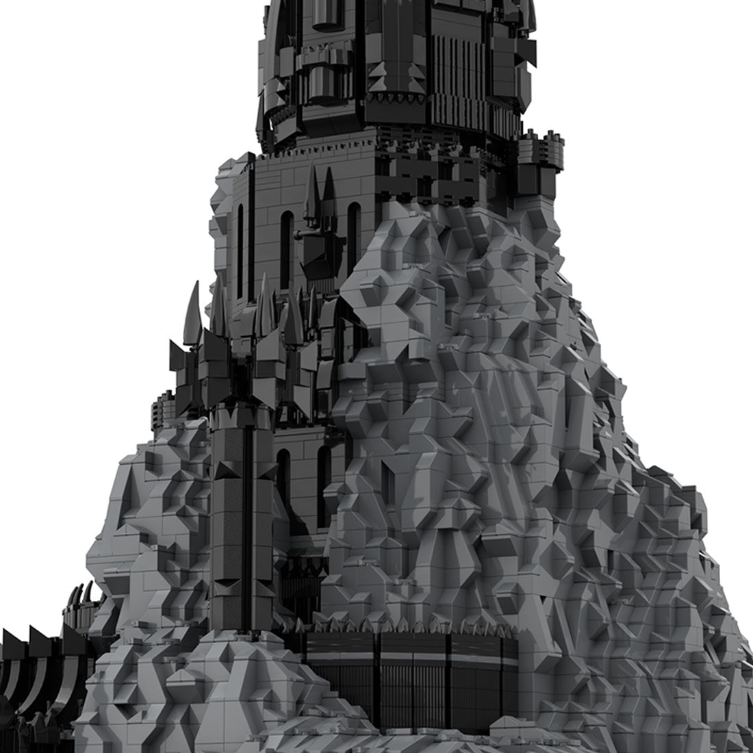 MOC - 181067 LOTR - Barad - dûr Building Blocks (with base) - LesDiy - Building Blocks
