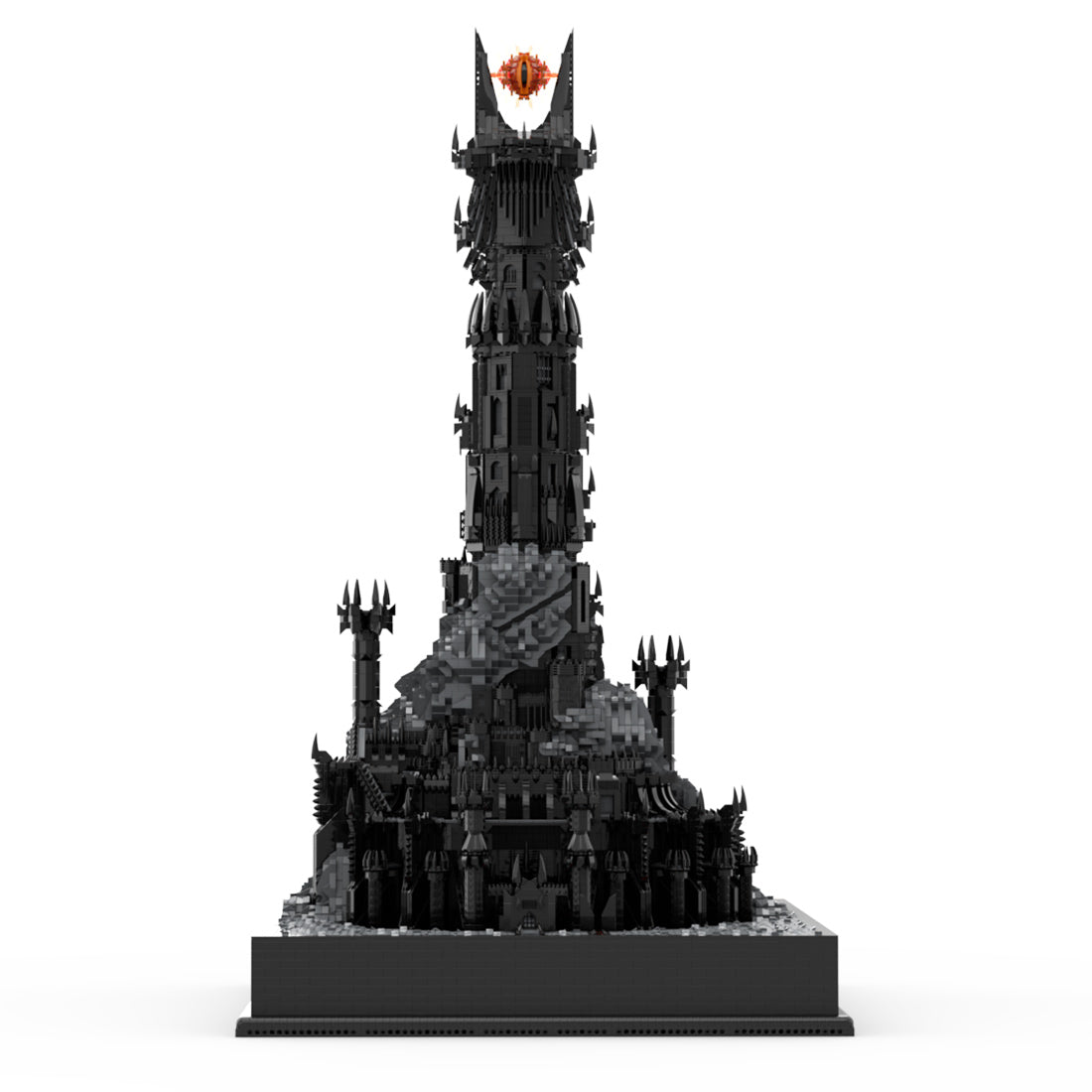 MOC - 181067 LOTR - Barad - dûr Building Blocks (with base) - LesDiy - Building Blocks