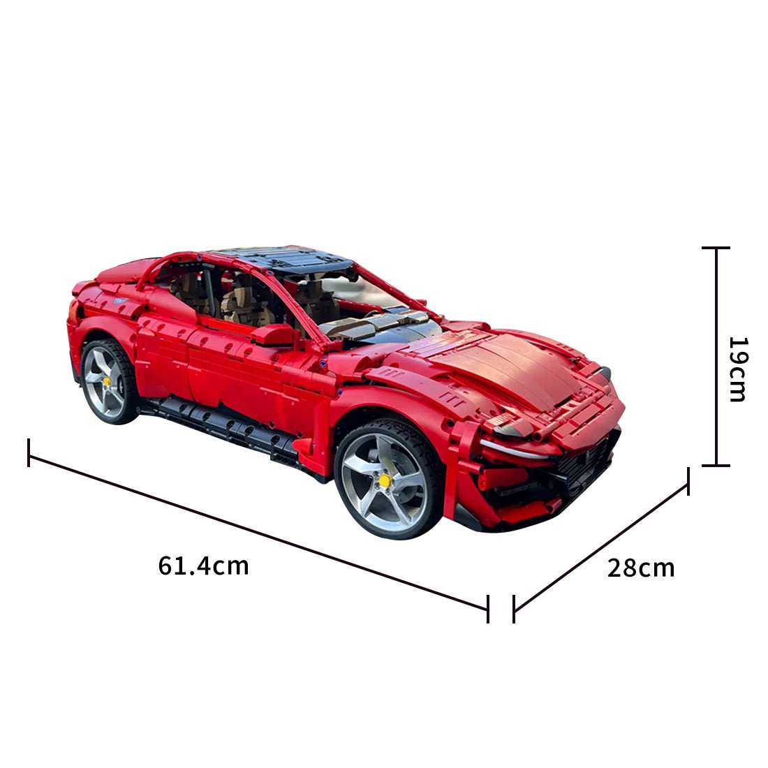 MOC - 181286 Purosangue Building Blocks - LesDiy - building blocks