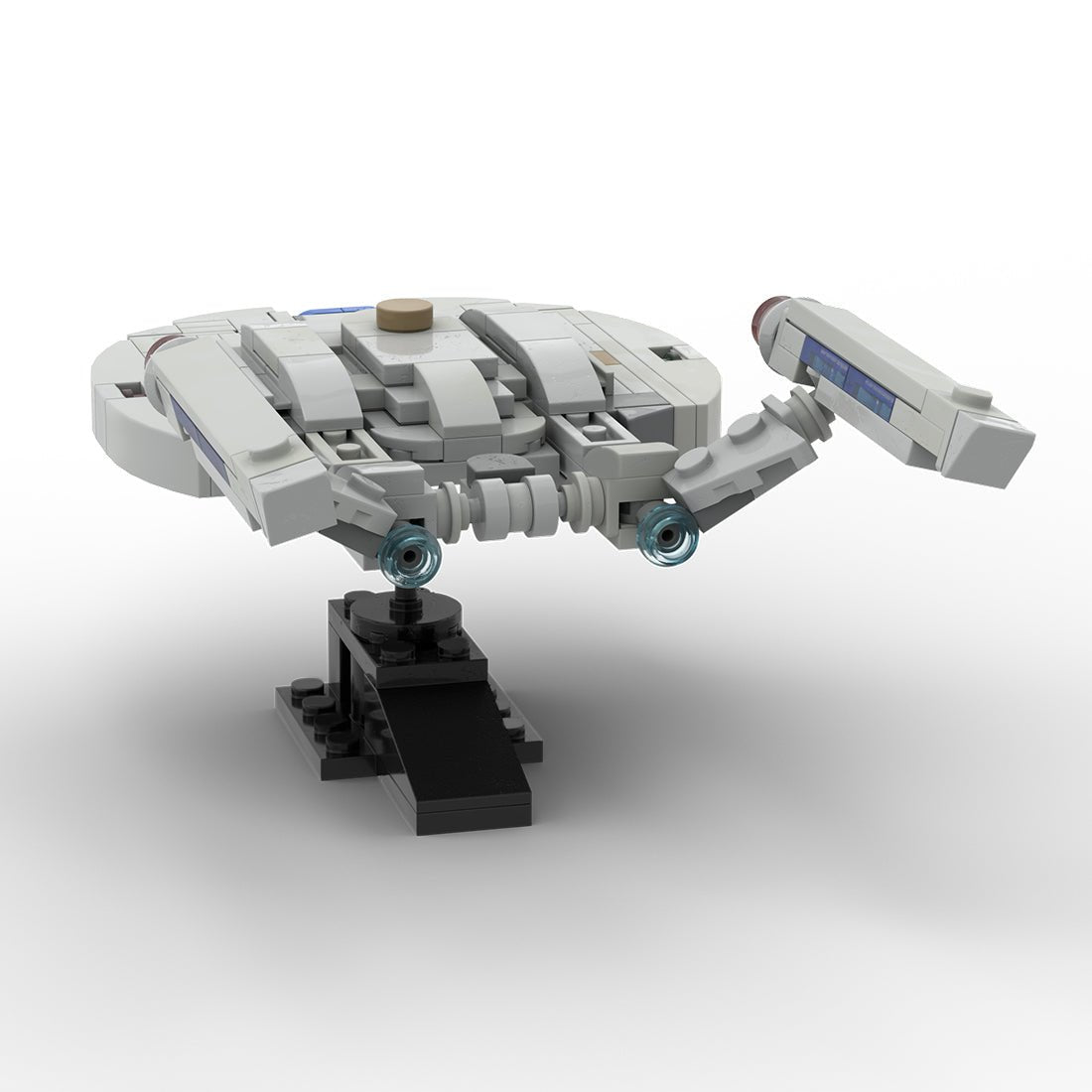 MOC - 181910 1/1500 Scale Sci - Fi Space Starship Building Blocks - LesDiy -