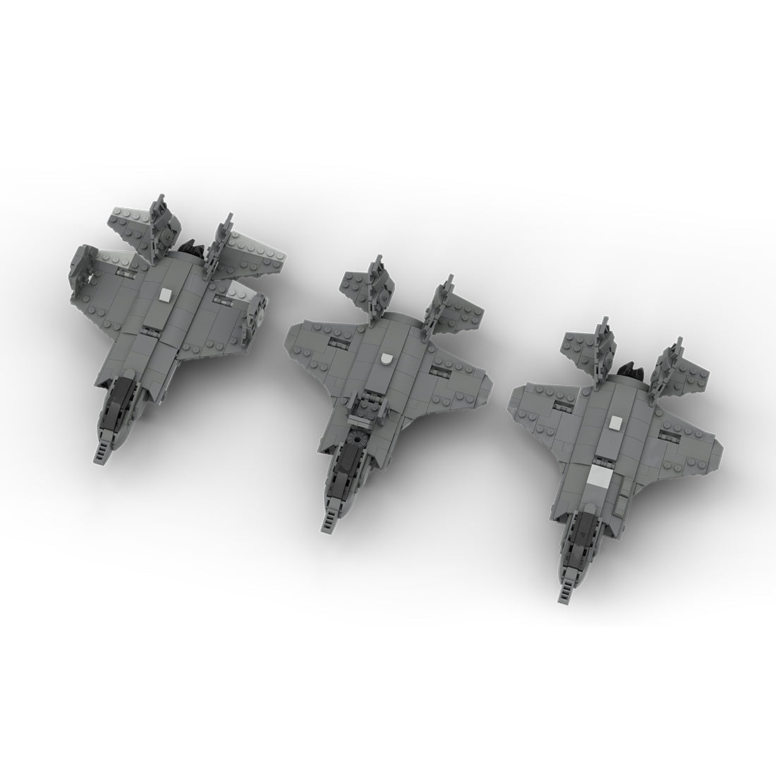 MOC - 184012 F - 35 Lightning II | A - B - C Collection - 1:70 Scale - LesDiy -