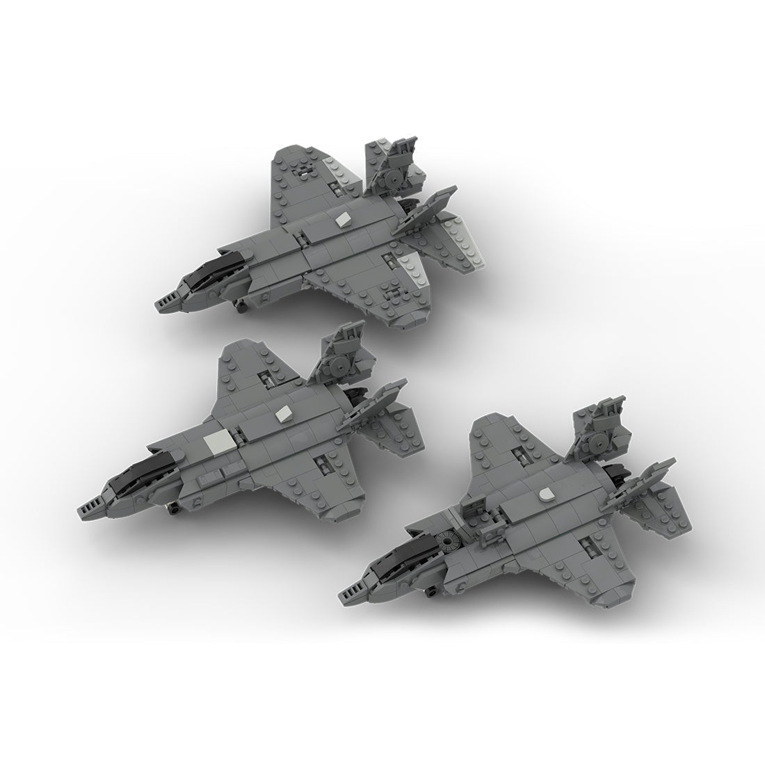 MOC - 184012 F - 35 Lightning II | A - B - C Collection - 1:70 Scale - LesDiy -