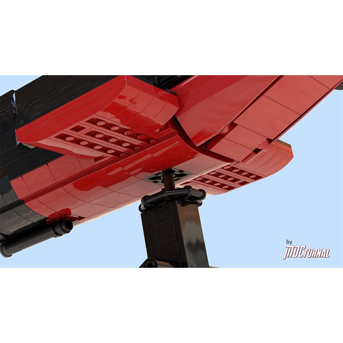 MOC - 184933 AIRWOLF series: REDWOLF - LesDiy -