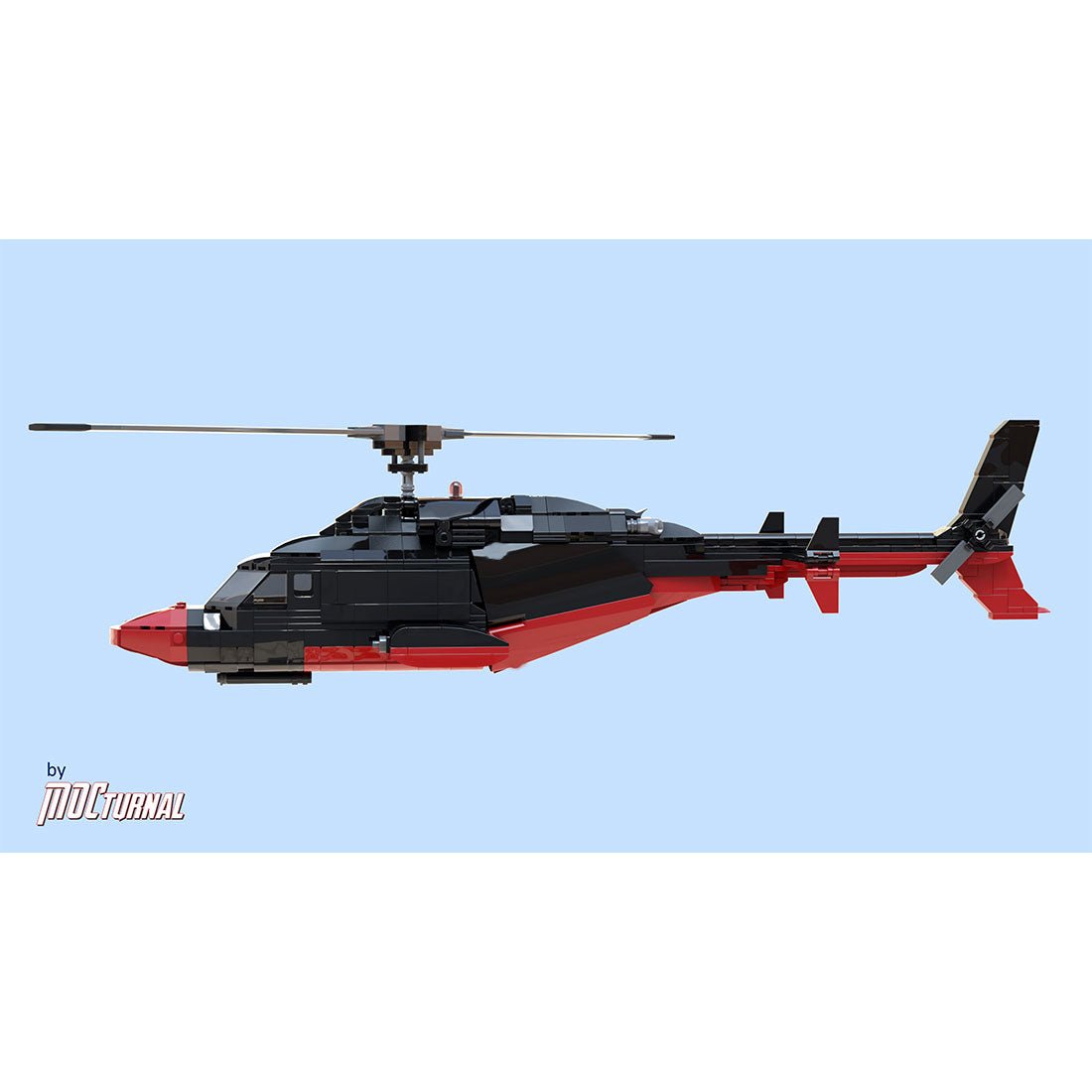 MOC - 184933 AIRWOLF series: REDWOLF - LesDiy -