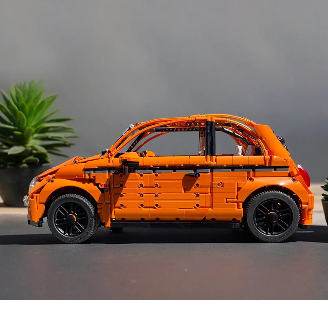 MOC - 185474 Fiat 500c Building Blocks - LesDiy - building blocks