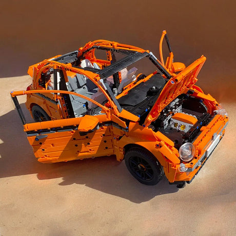 MOC - 185474 Fiat 500c Building Blocks - LesDiy - building blocks