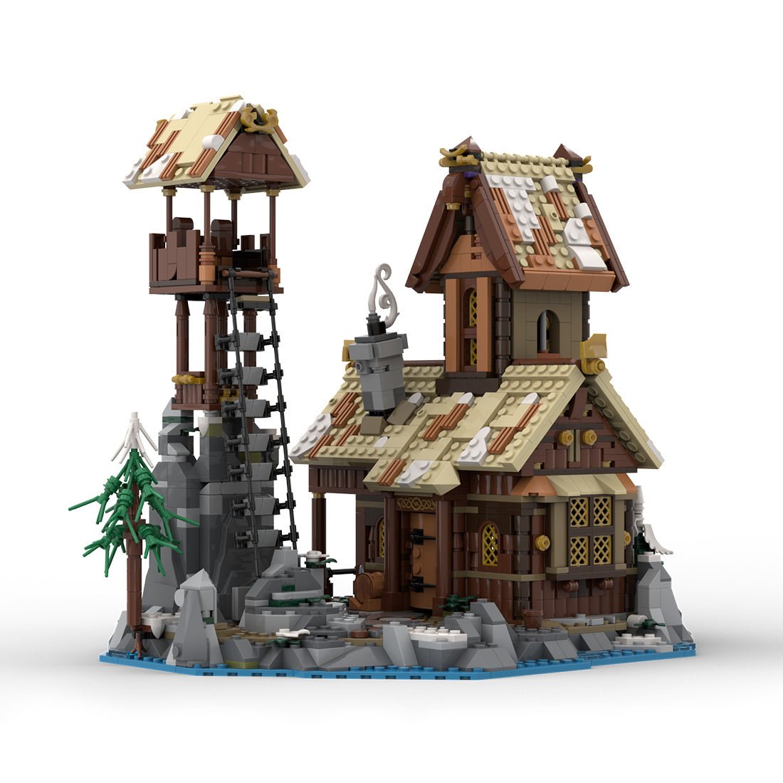 MOC-185525 Viking Port House Building Blocks-LesDiy-MOC-
