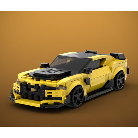 MOC - 186862 Bumblebee Chevrolet Camaro Building Blocks - LesDiy - Building Blocks