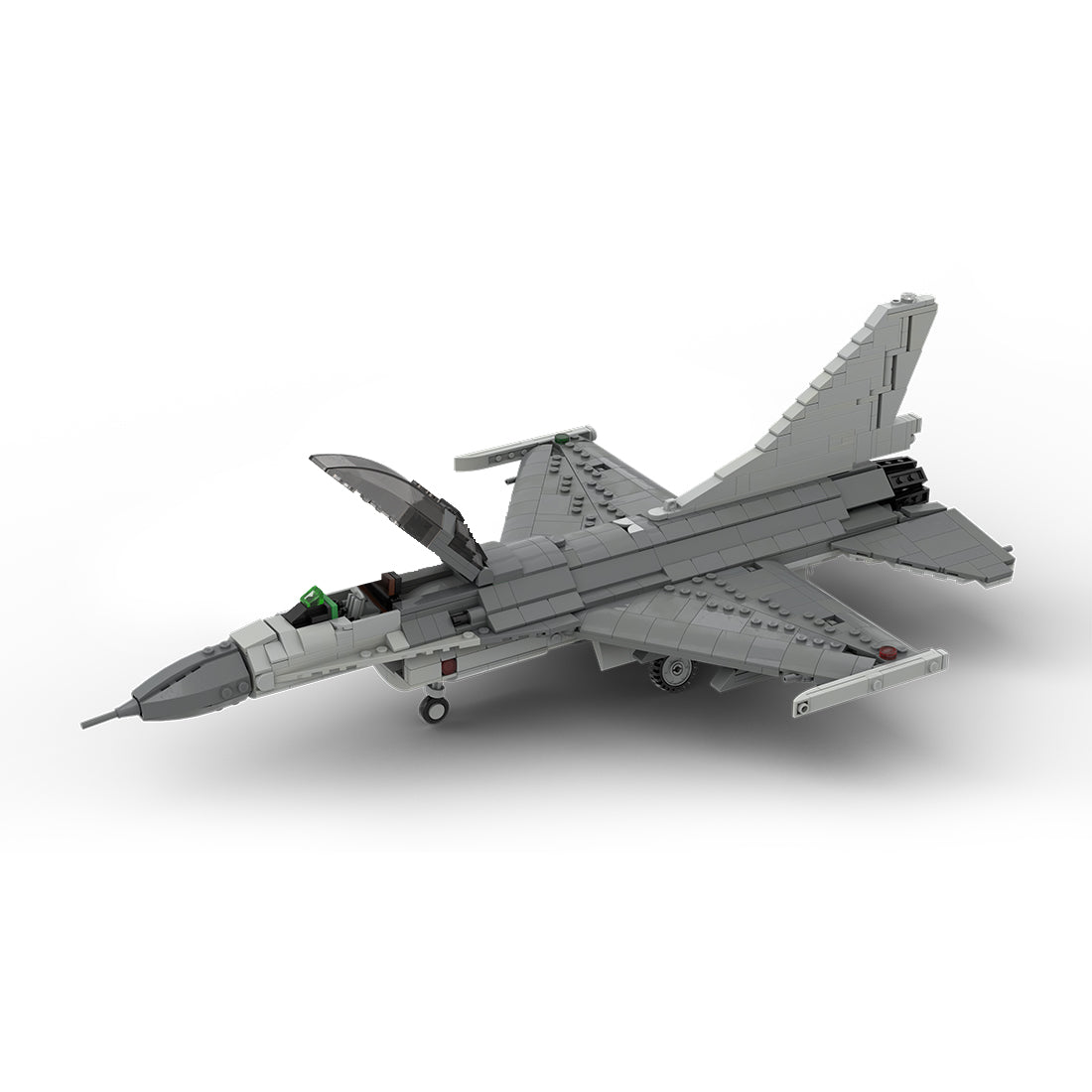 MOC - 187679 F - 16 Fighting Falcon | 1:35 Scale (v2) - LesDiy -