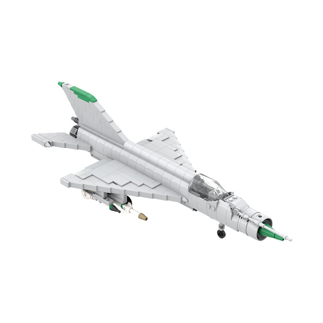 MOC - 187830 MiG - 21bis "Fishbed - L/N" Supersonic Jet Fighter Military - LesDiy -