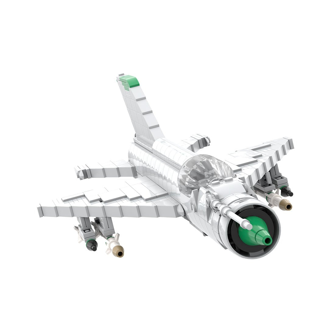 MOC - 187830 MiG - 21bis "Fishbed - L/N" Supersonic Jet Fighter Military - LesDiy -