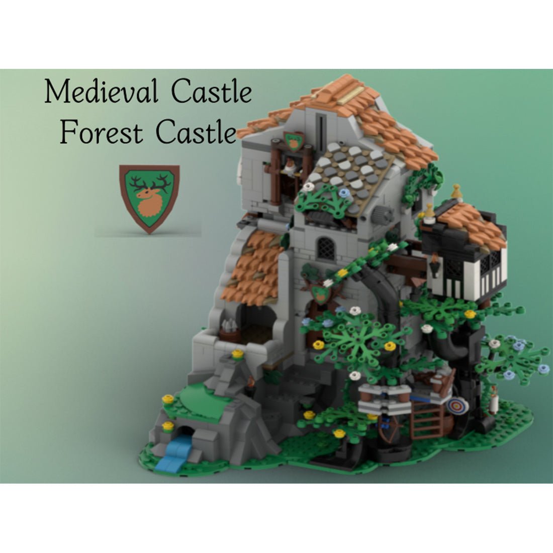 MOC - 189040 Forest Castle - LesDiy -