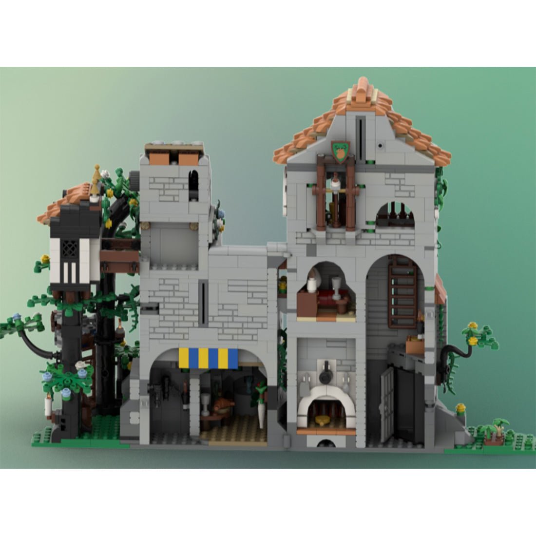MOC - 189040 Forest Castle - LesDiy -