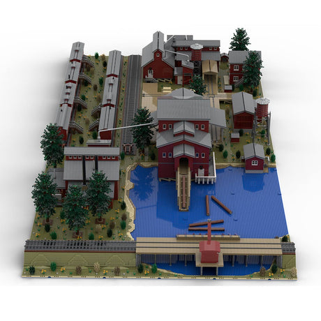 MOC - 189550 Sawmill Series: Pump House Model 2 - LesDiy - Locomotive