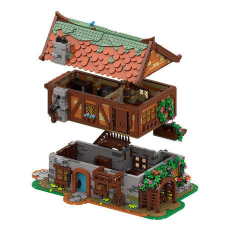 MOC - 189669 Medieval Joiner's Workshop - LesDiy -