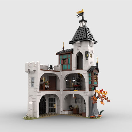MOC - 189672 White tower Building Blocks - LesDiy - Building Blocks