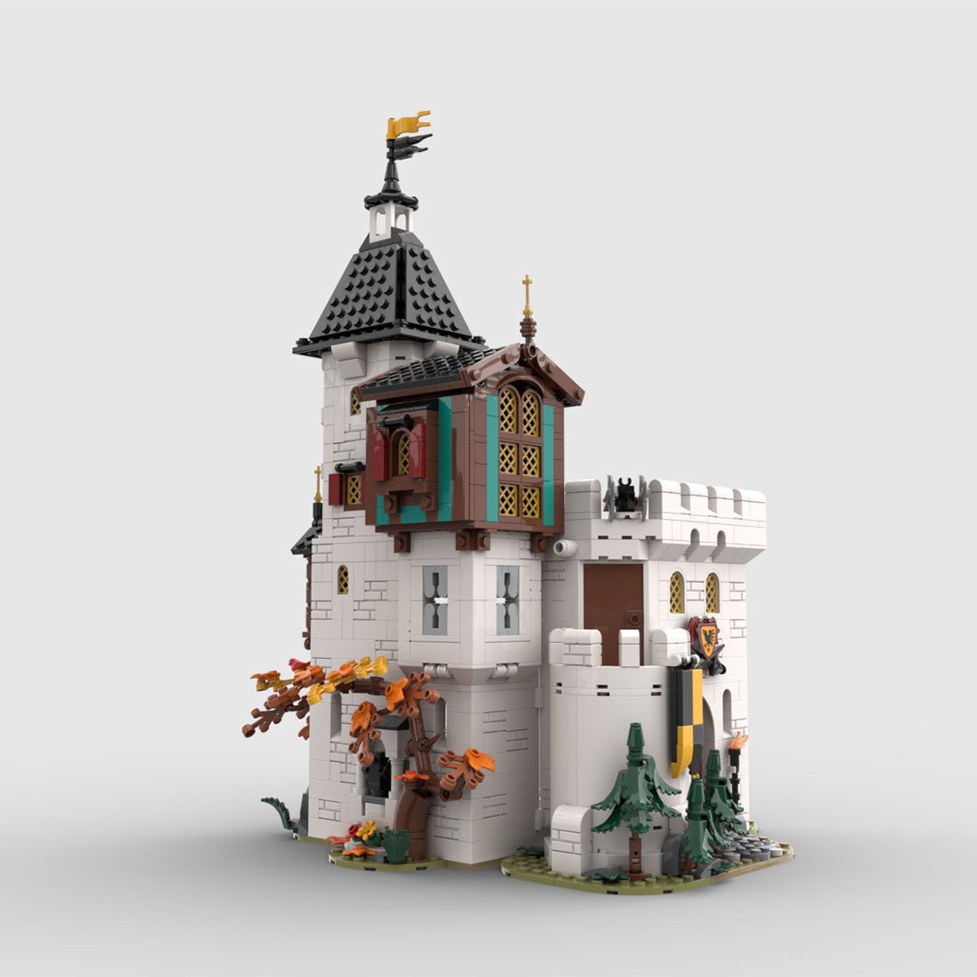 MOC - 189672 White tower Building Blocks - LesDiy - Building Blocks