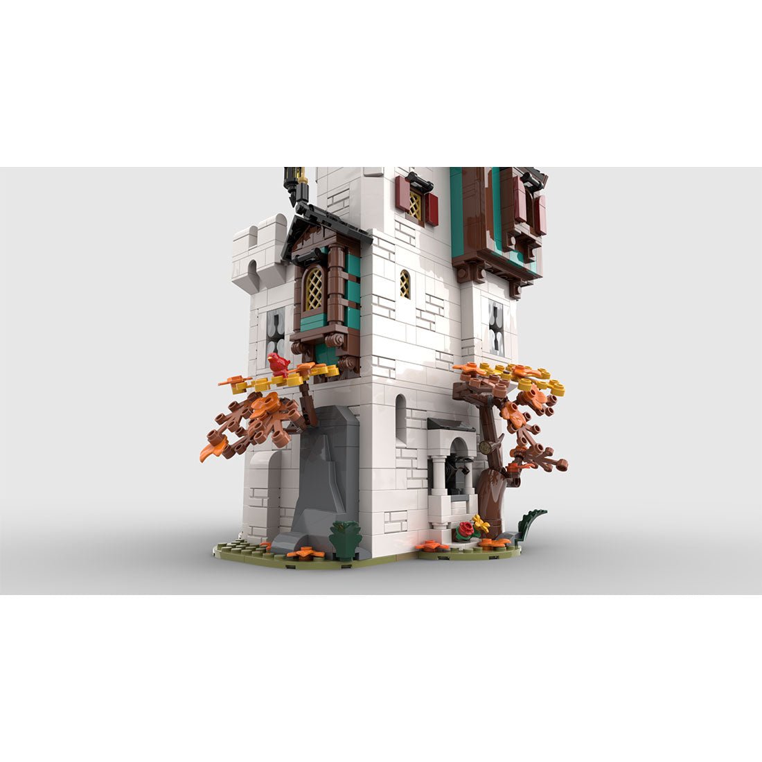 MOC - 189672 White tower Building Blocks - LesDiy - Building Blocks