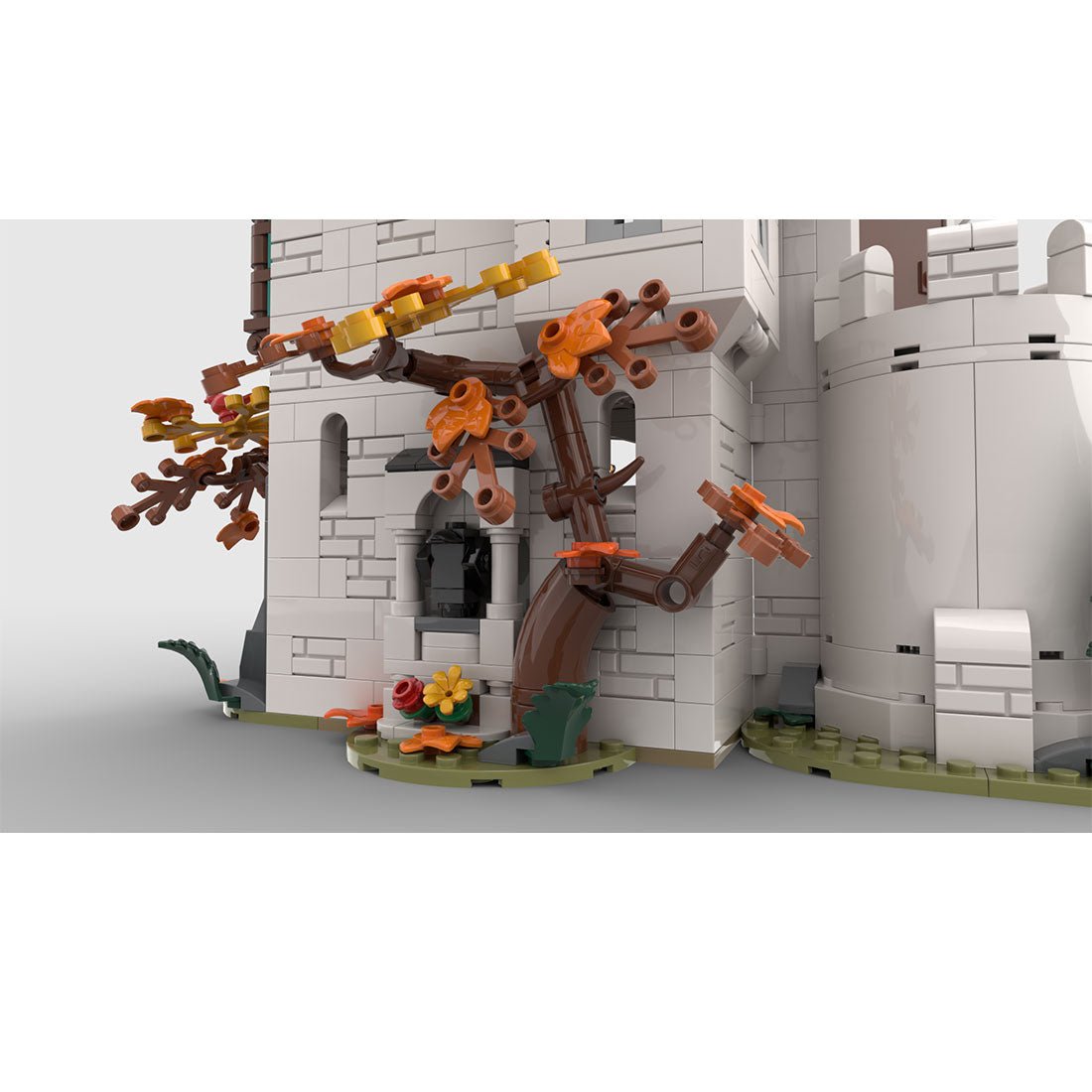 MOC - 189672 White tower Building Blocks - LesDiy - Building Blocks